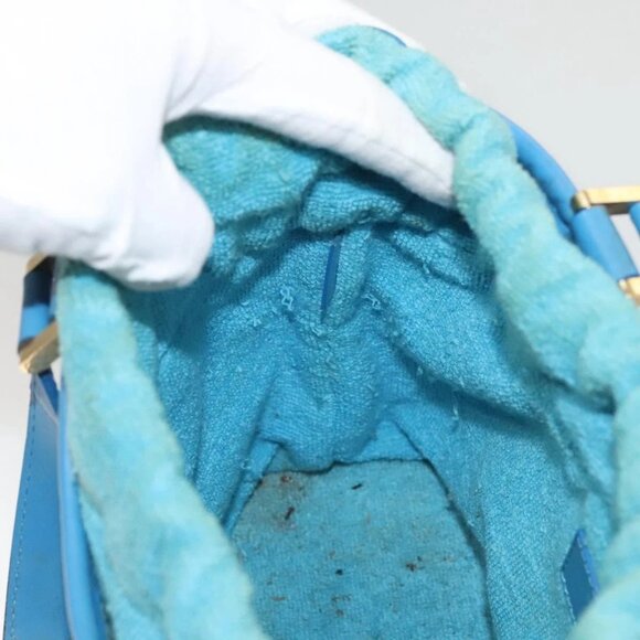 LOUIS VUITTON Epi Plage Mini Lagoon Bay Hand Bag Blue M92472 LV Auth 125274 - Picture 13 of 16